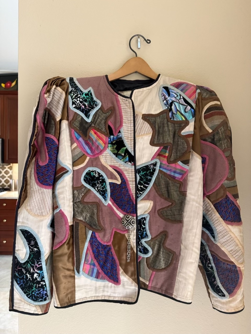 Vintage La Coleccion Judith Roberts Handmade Crop Jacket-Collectible WearableArt